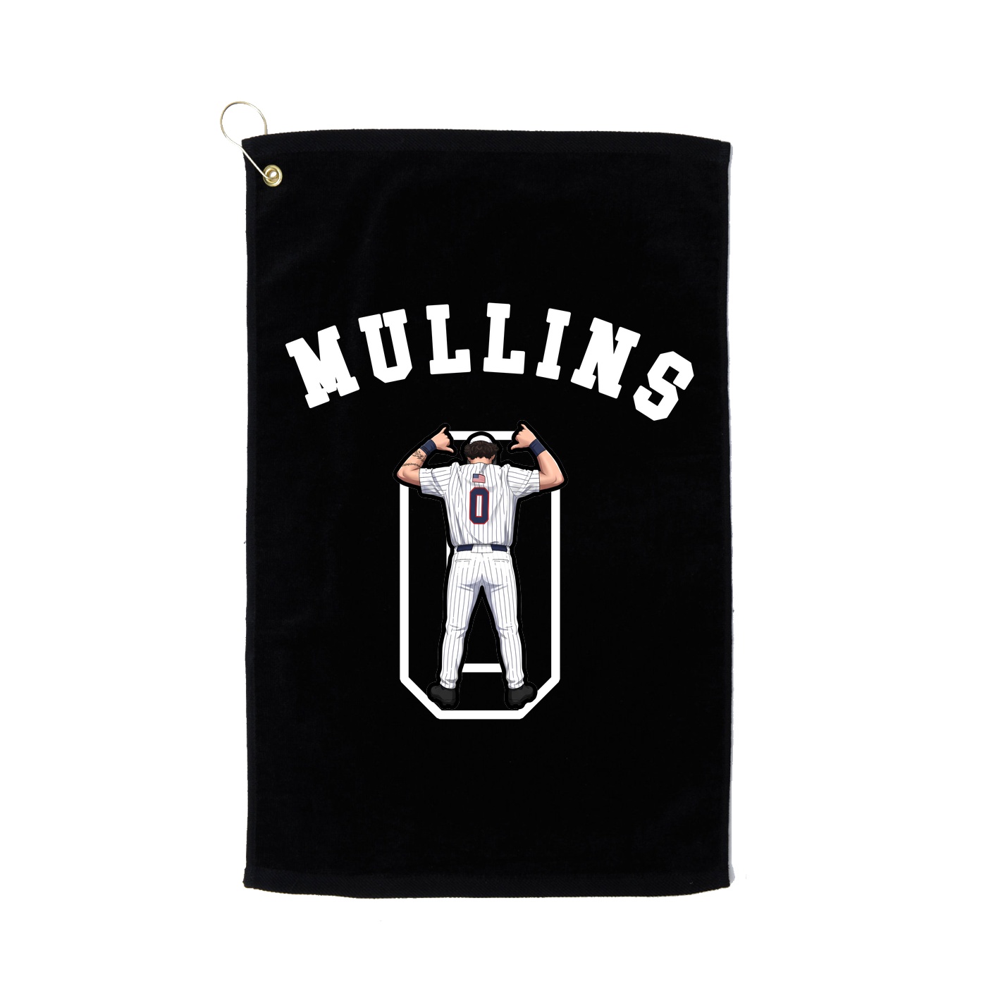 Golf Towel — Shirsey Arch in Black