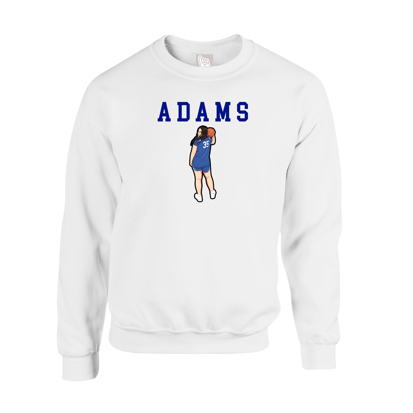 Fleece Crew — Shirsey in White