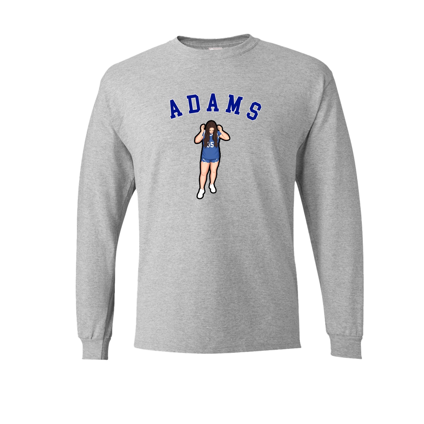 Long Sleeve Tee — Shirsey Arch in Grey