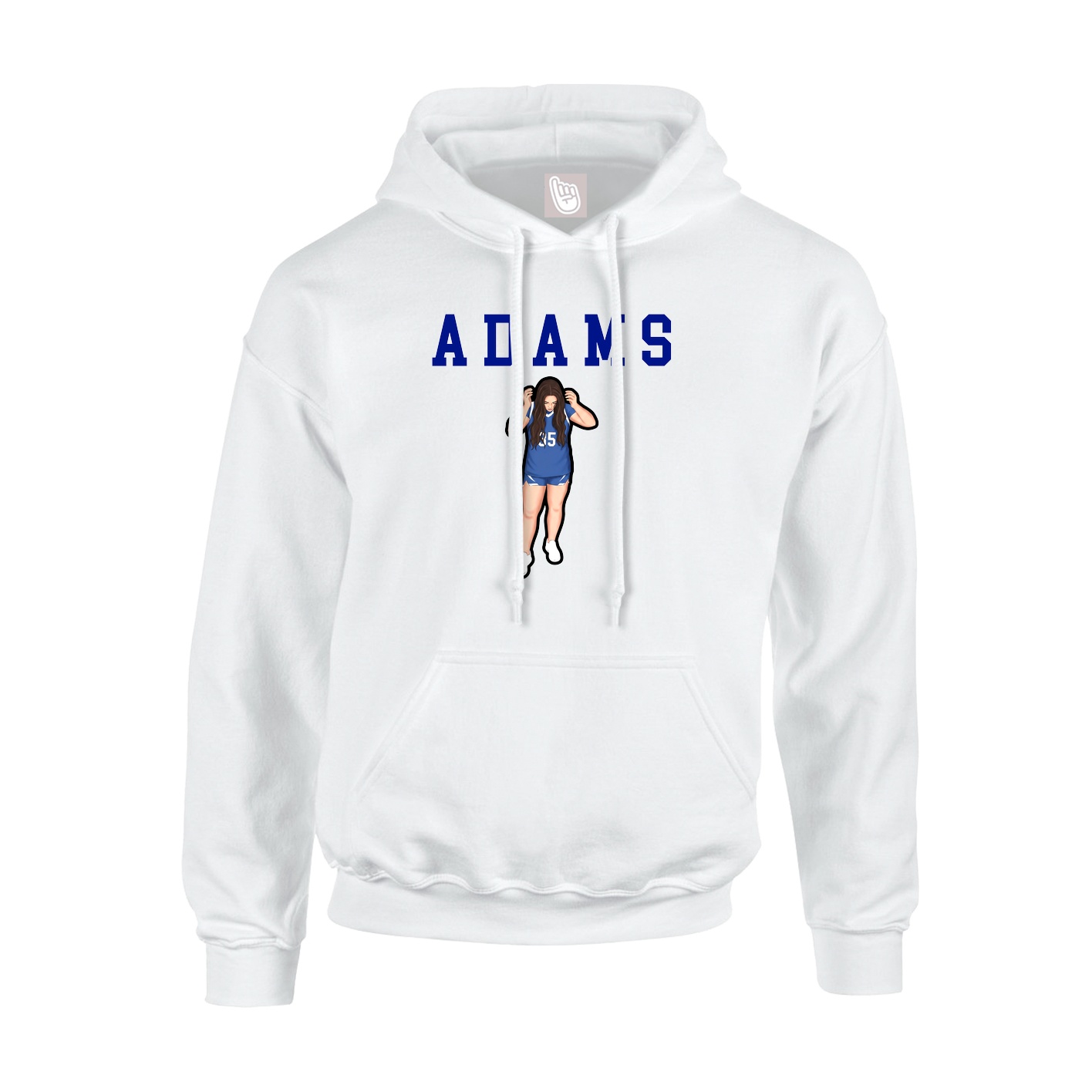 Youth Hoodie — Shirsey in White