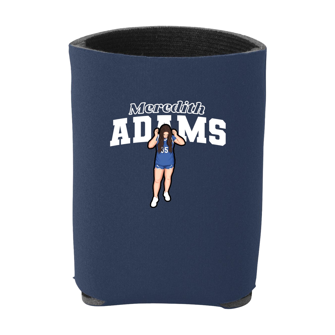 Can Holder — Name Arch in Navy