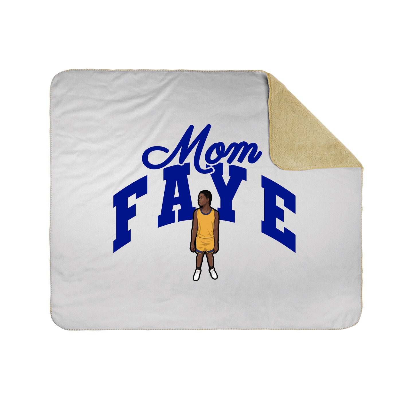Throw Blanket — Mothers Day Arch in White