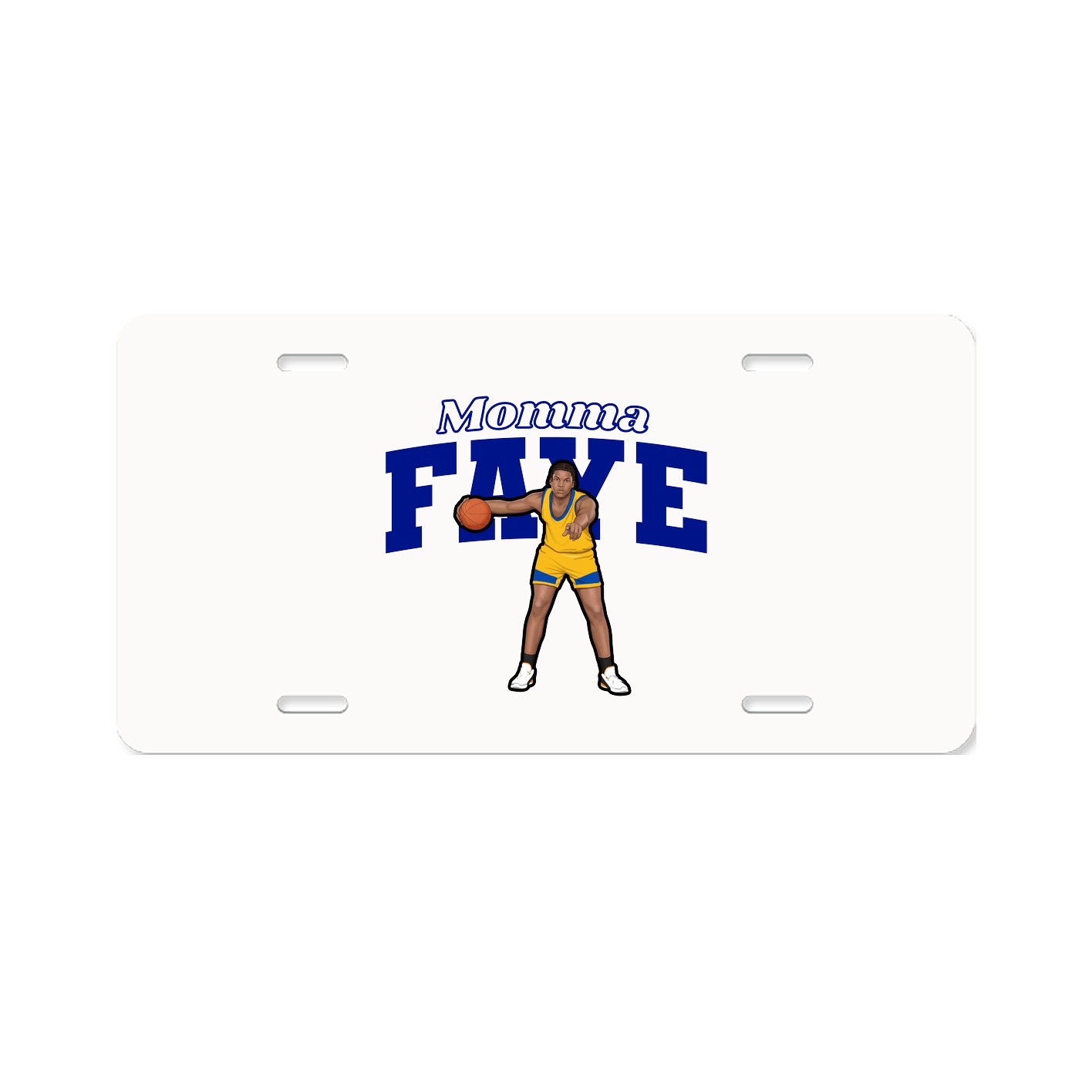 License Plate — Mothers Day Block in Classic