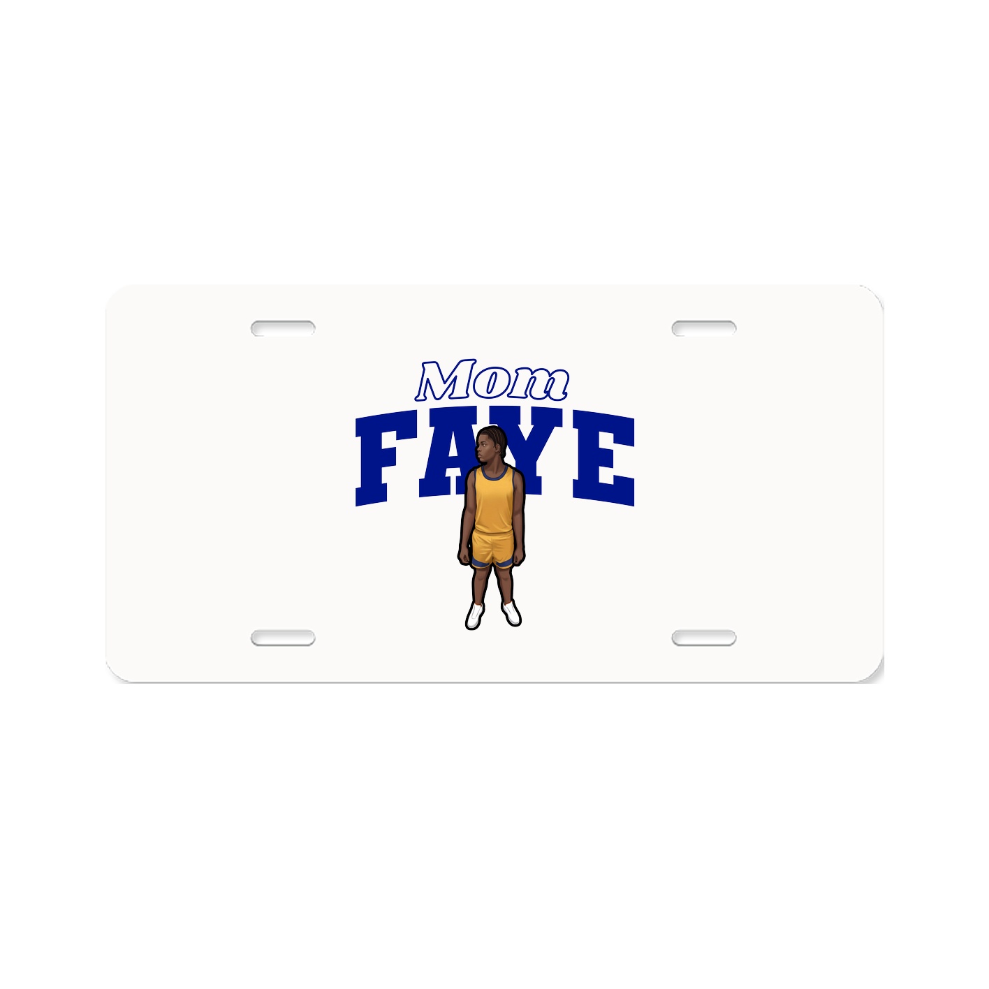 License Plate — Mothers Day Block in Classic