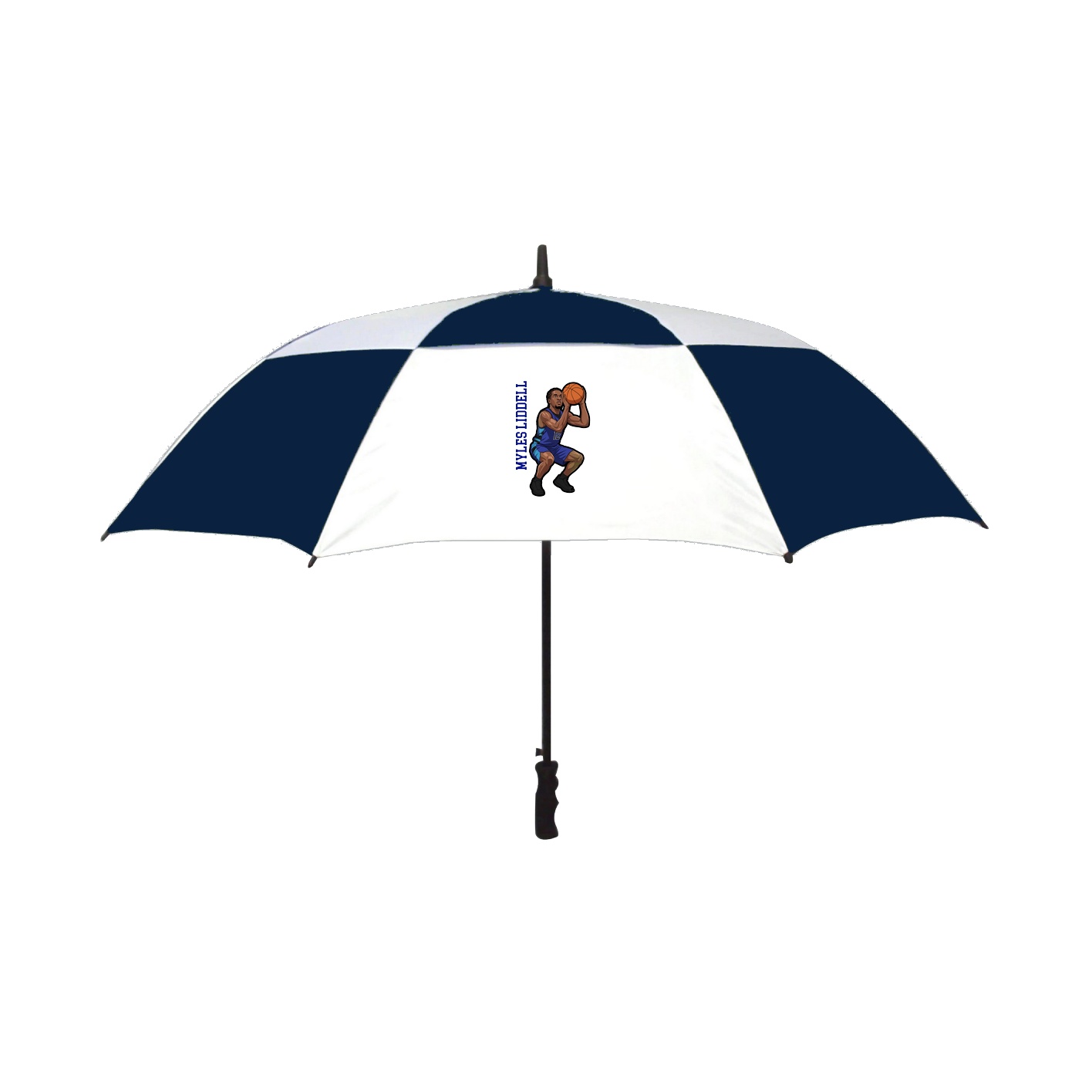 Golf Umbrella — Name Vertical in Navy