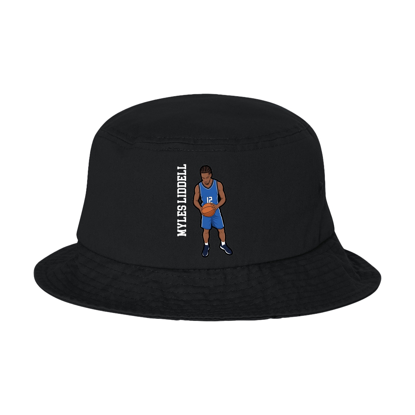 Bucket Cap — Name Vertical in Black