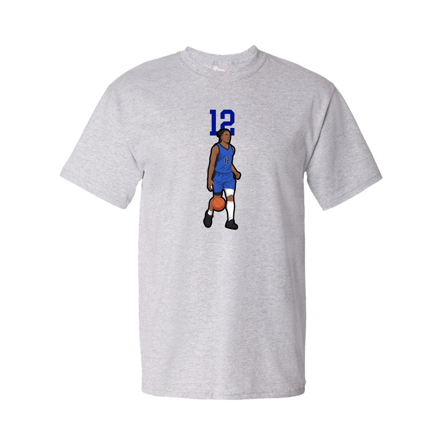 Tee — Number Top in Grey