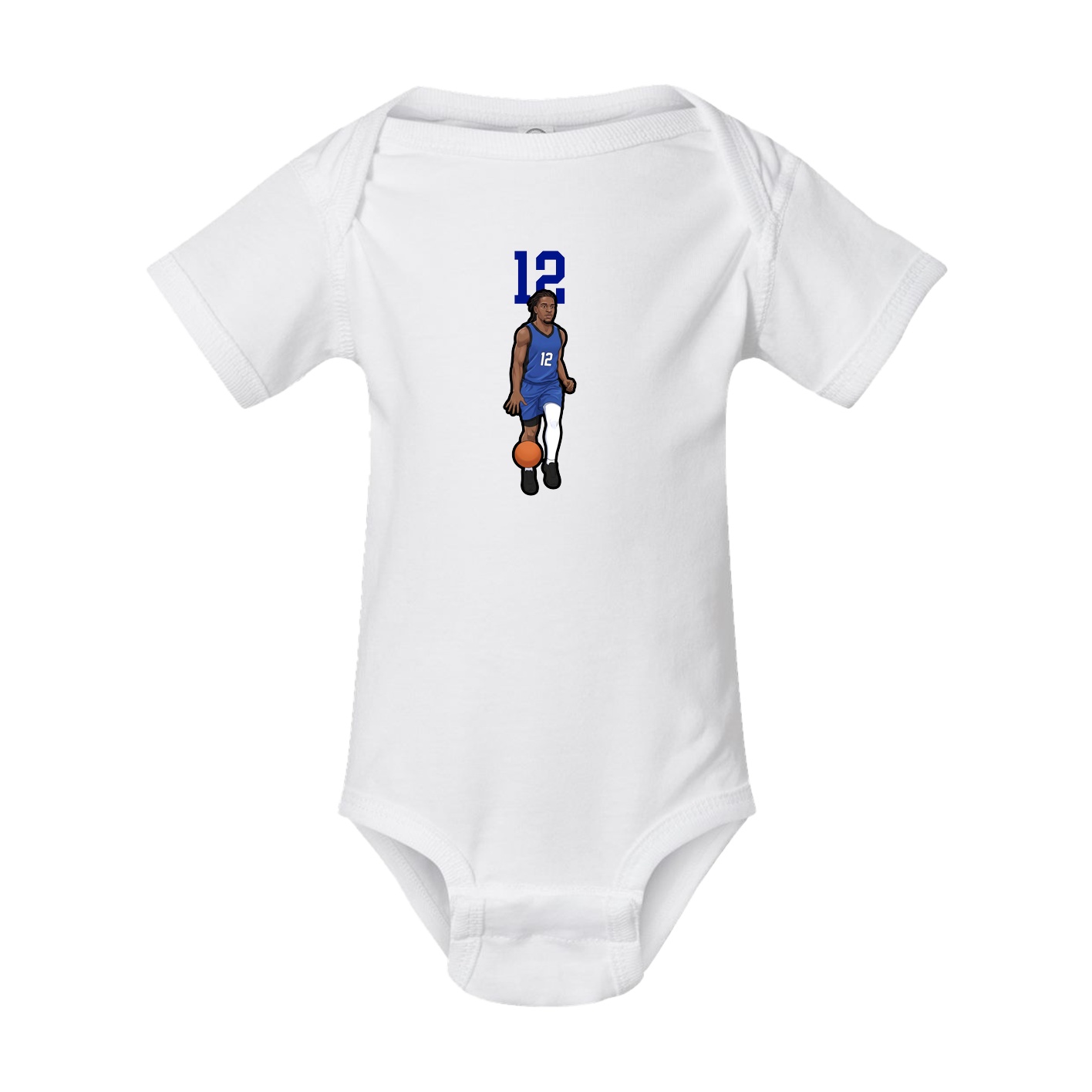 Baby Onesie — Number Top in White