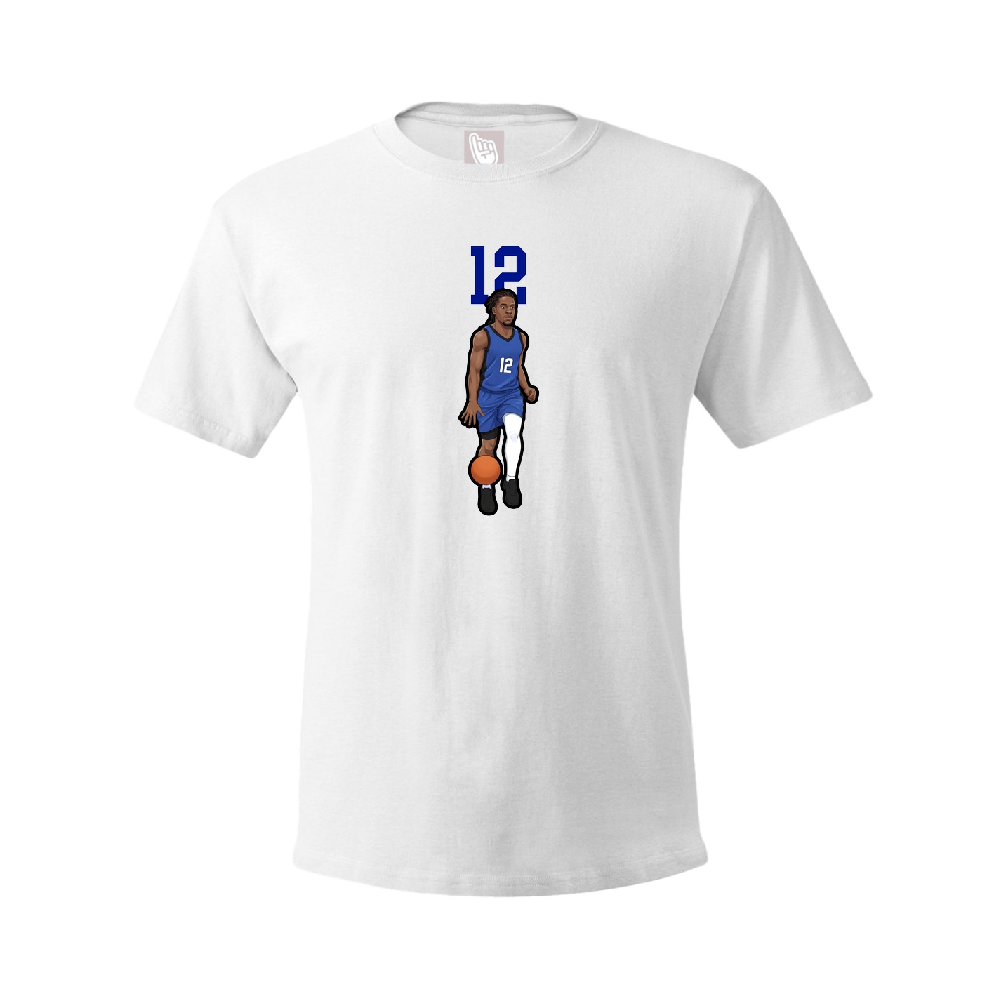 Tee — Number Top in White