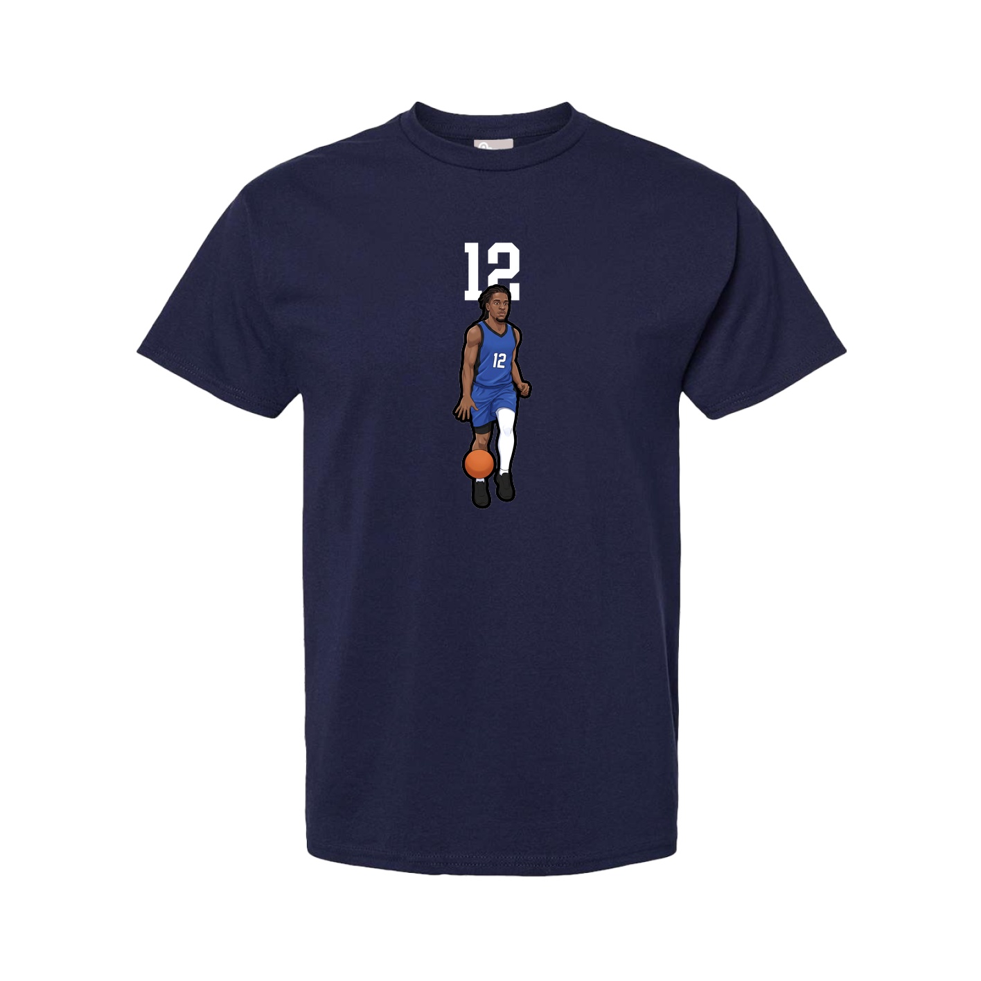 Youth Tee — Number Top in Navy