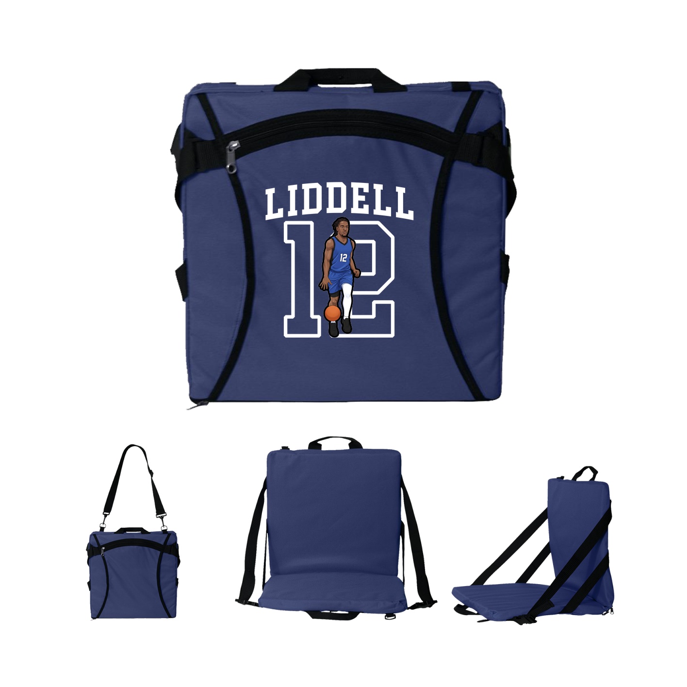 Folding Stadium Seat — Shirsey in Navy