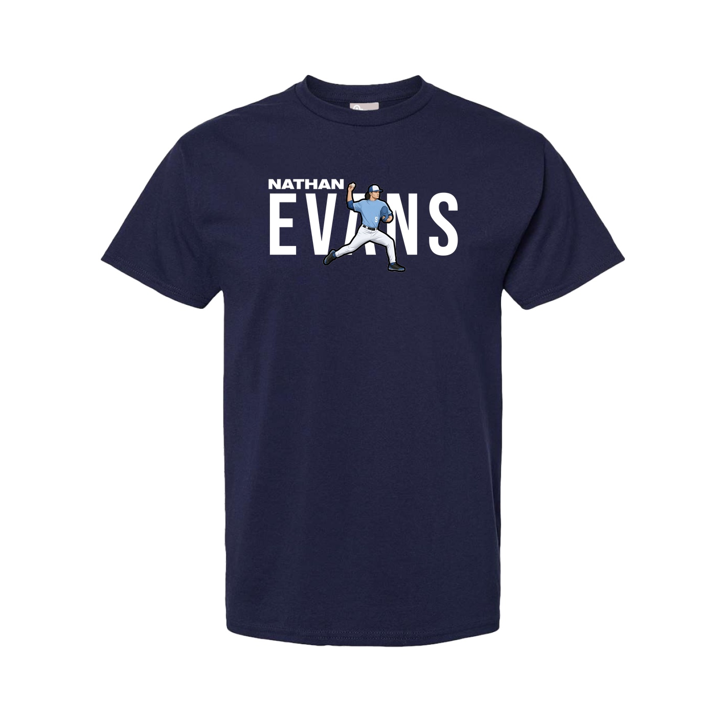Tee — Player Name in Navy