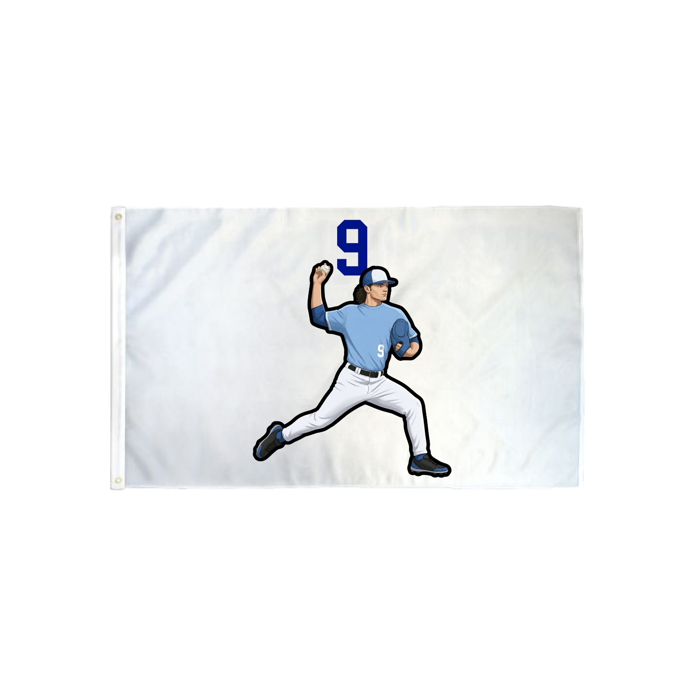 3x5 Flag — Number Top in Classic