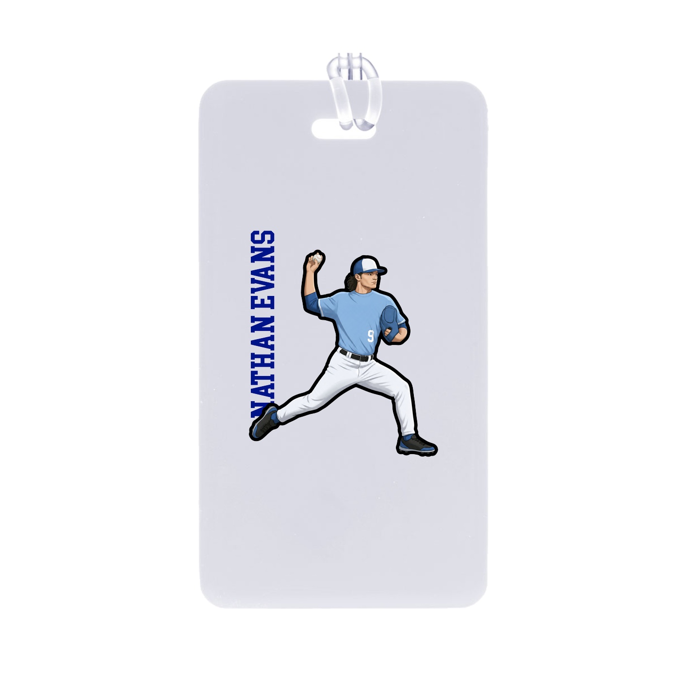 Bag Tag — Name Vertical in Classic