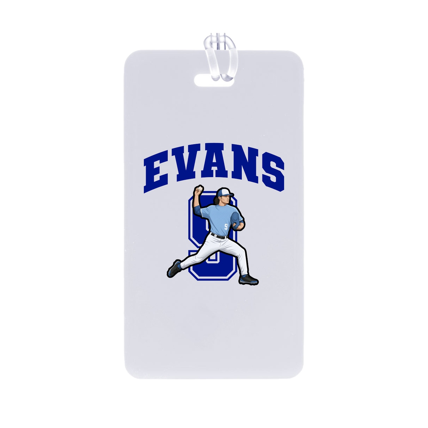 Bag Tag — Number in Classic