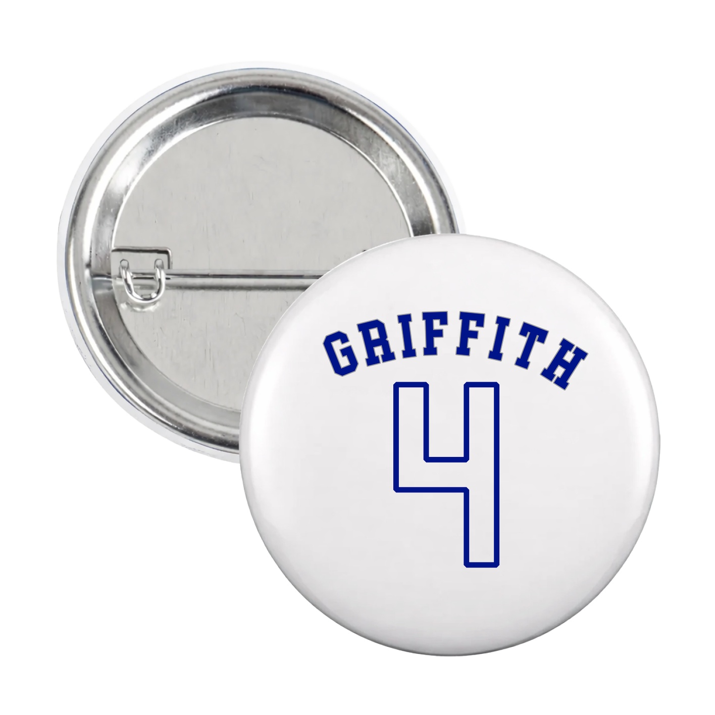 Game Day Button — Shirsey Arch in White