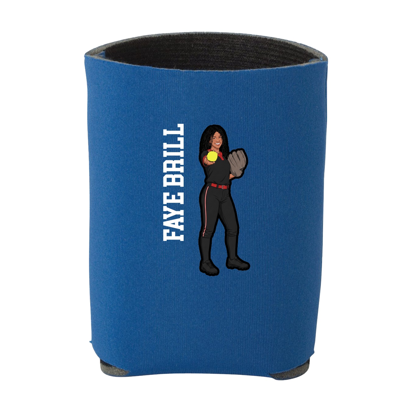 Can Holder — Name Vertical in Royal