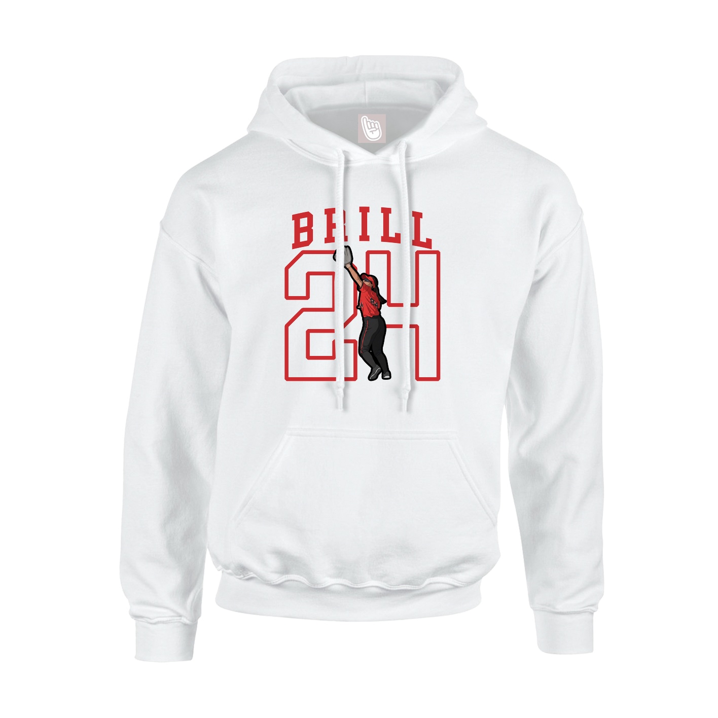 Hoodie — Shirsey in White