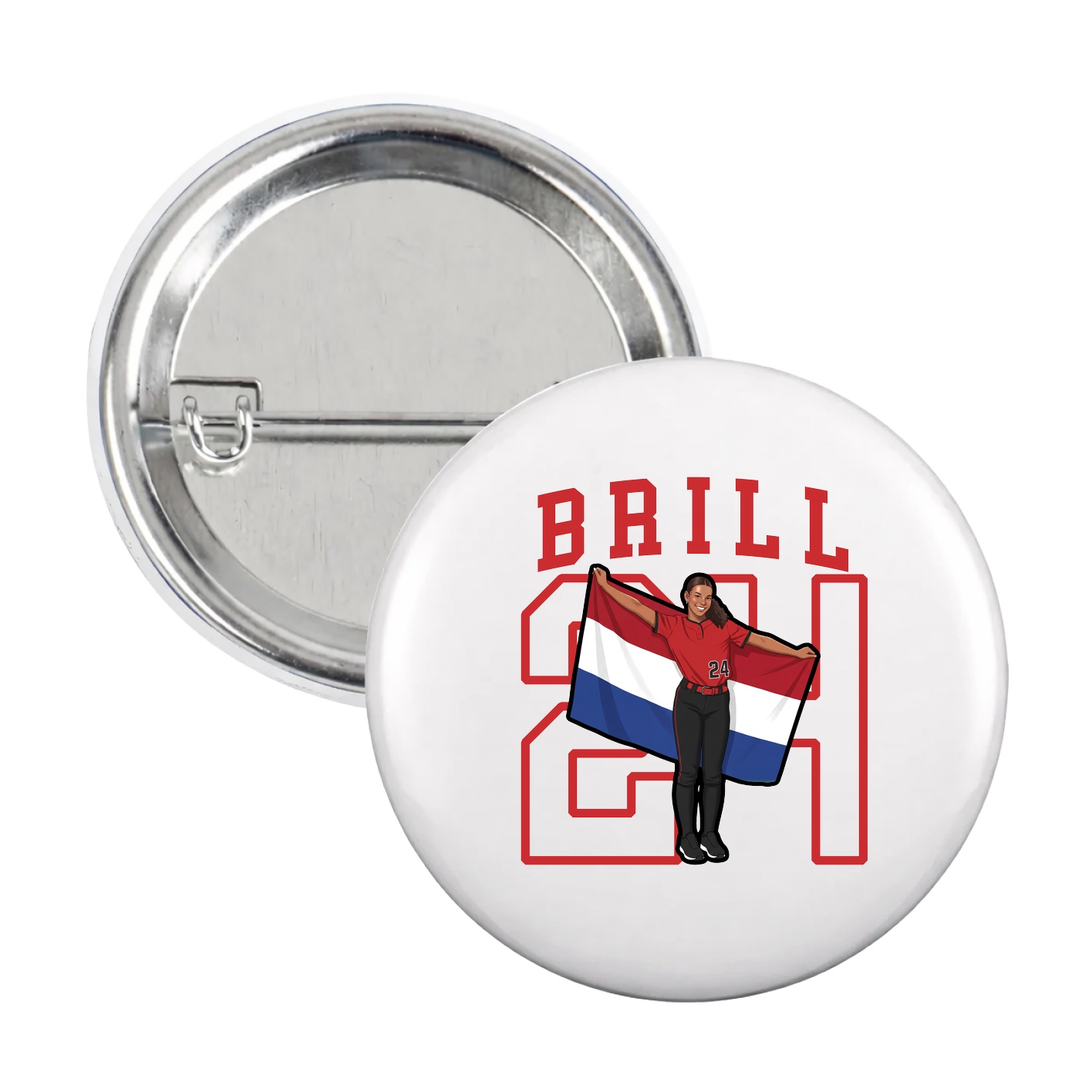 Game Day Button — Shirsey in White