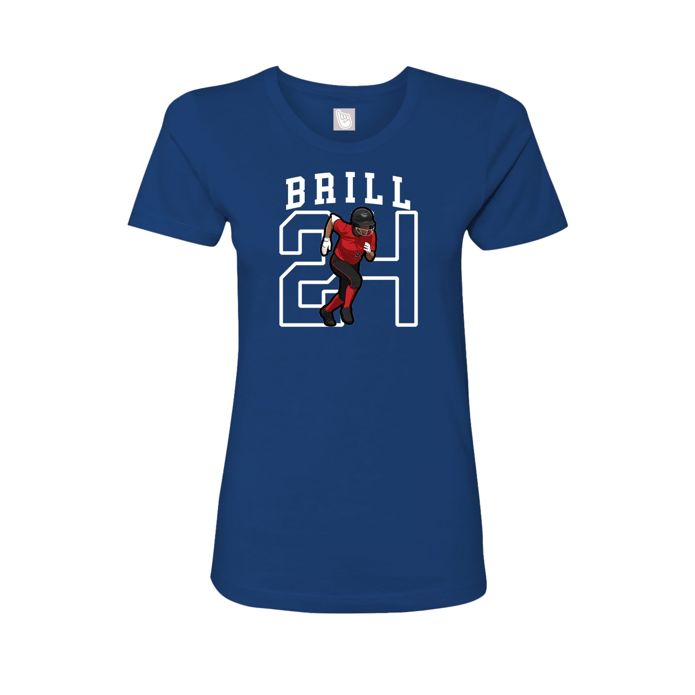 Fitted Women's Tee — Shirsey in Royal