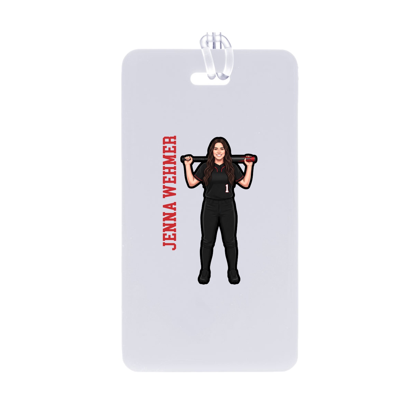 Bag Tag — Name Vertical in Classic