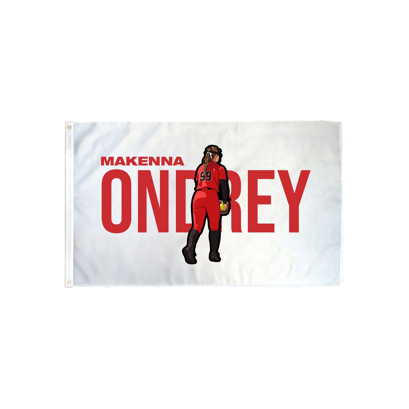 3x5 Flag — Player Name in Classic