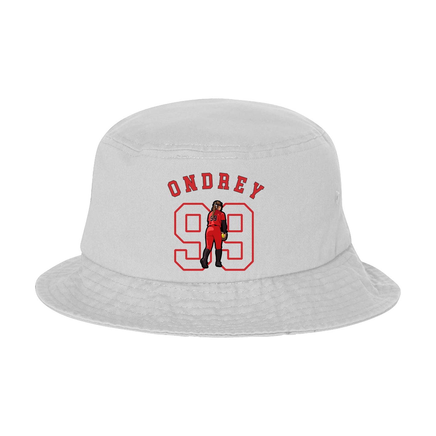 Bucket Cap — Shirsey Arch in White