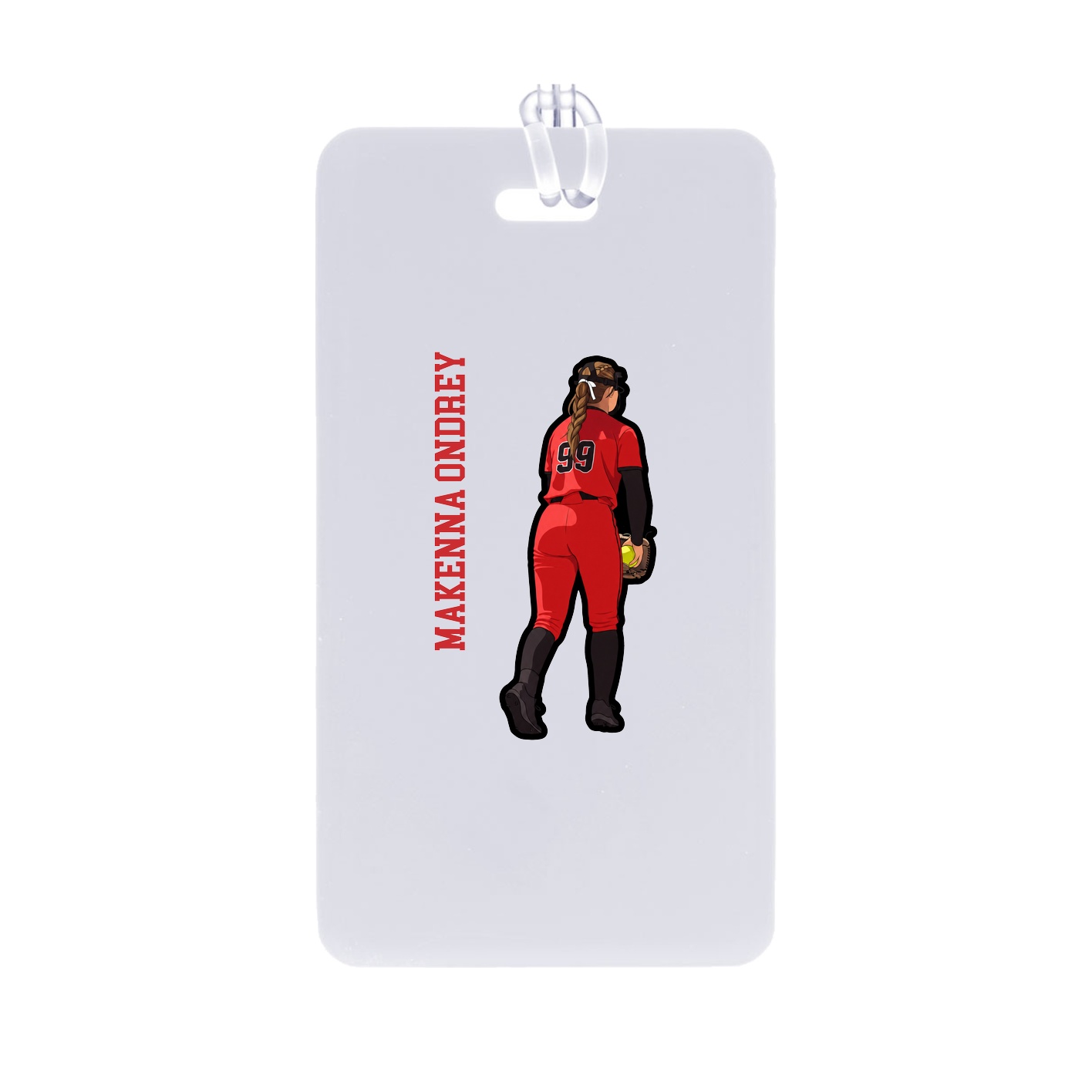 Bag Tag — Name Vertical in Classic