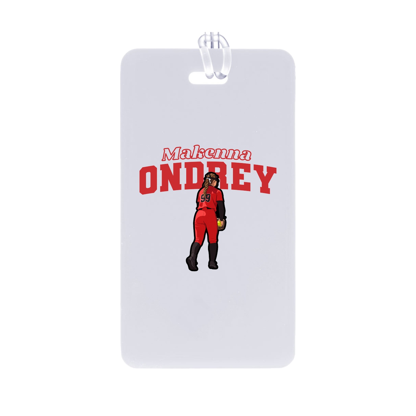 Bag Tag — Name Arch in Classic