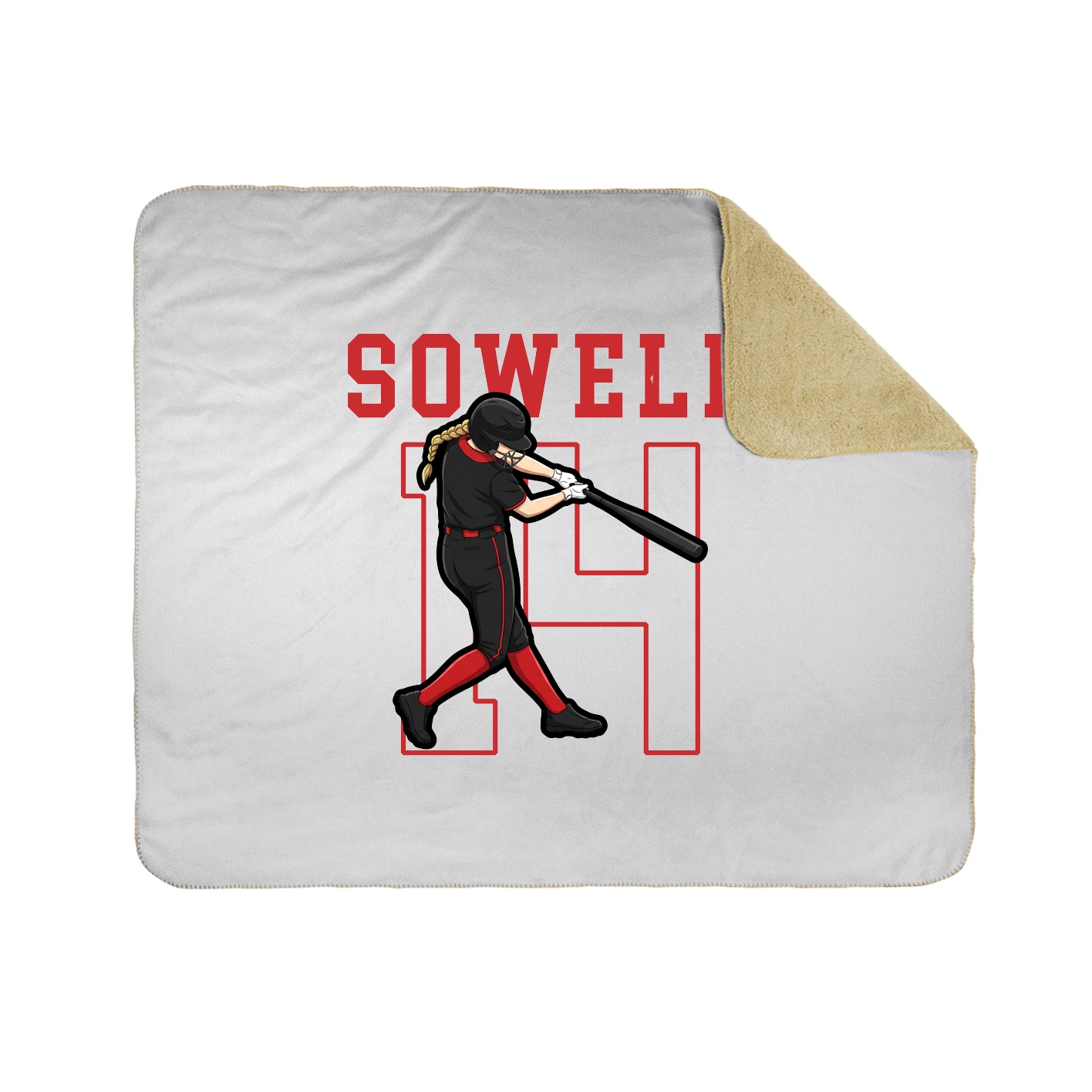 50x60 Sherpa Lined Throw Blanket