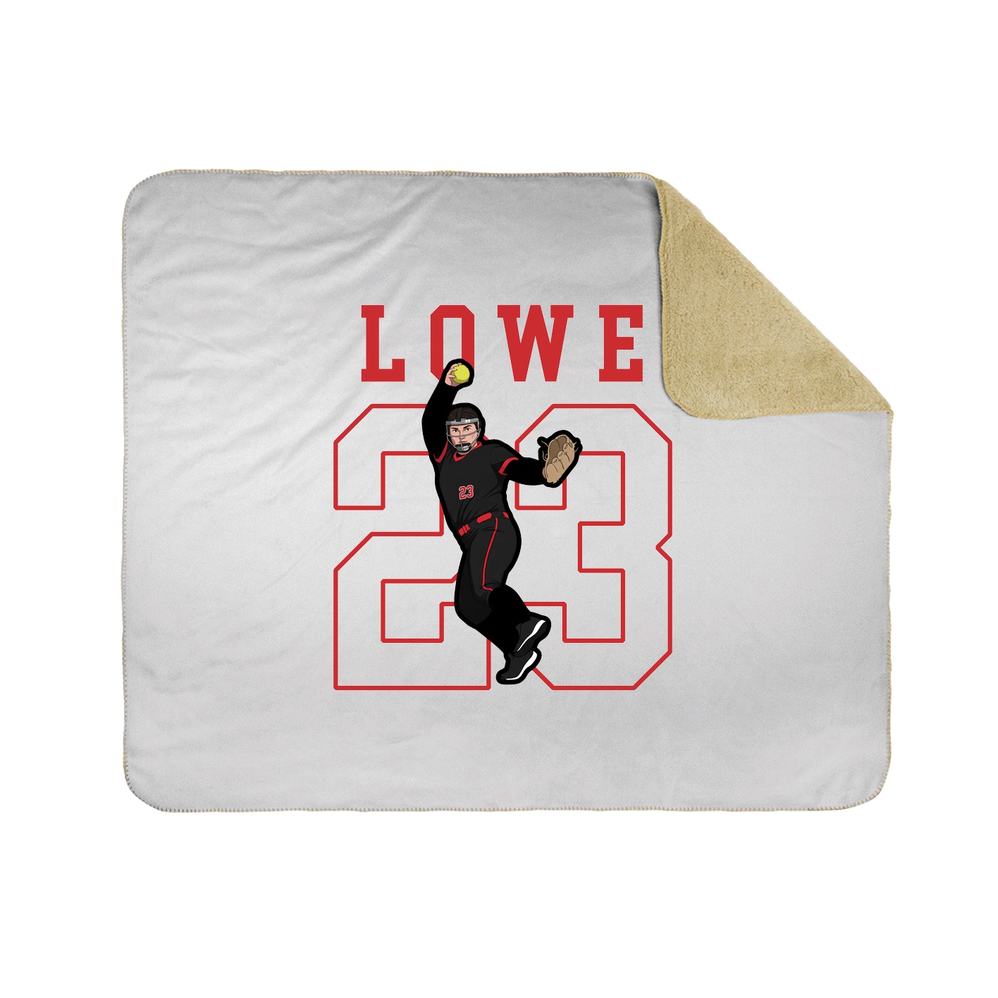 50x60 Sherpa Lined Throw Blanket