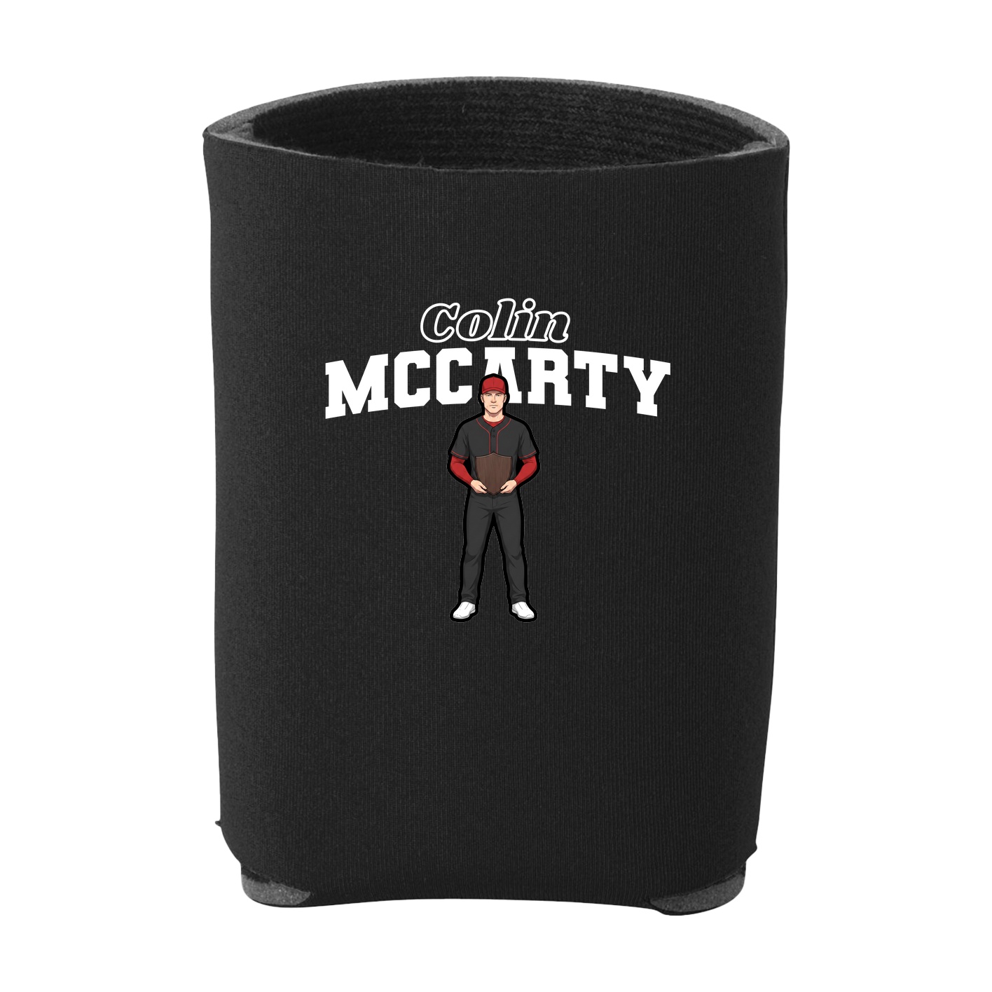 Can Holder — Name Arch in Black