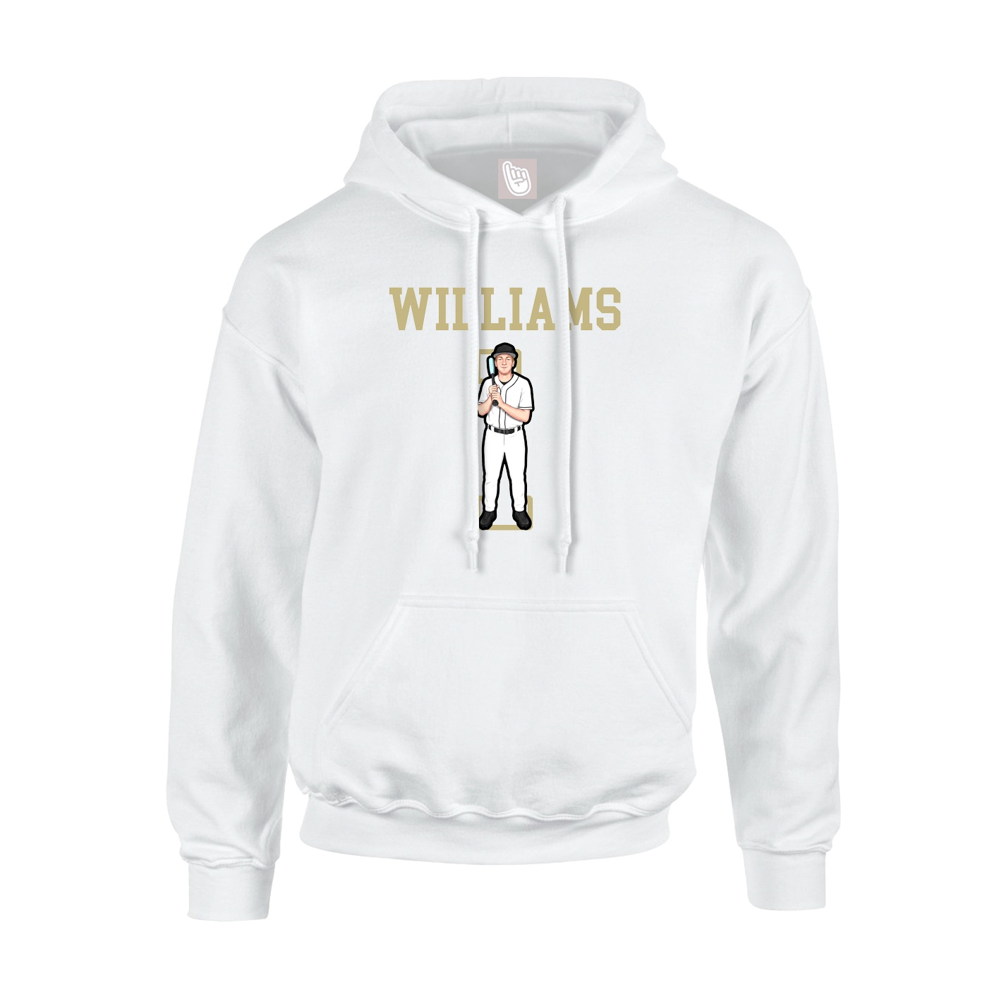 Hoodie — Shirsey in White