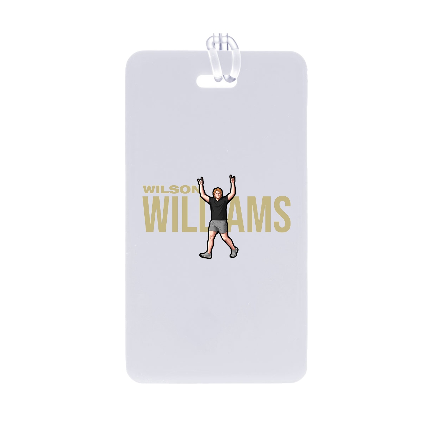 Bag Tag — Player Name in Classic