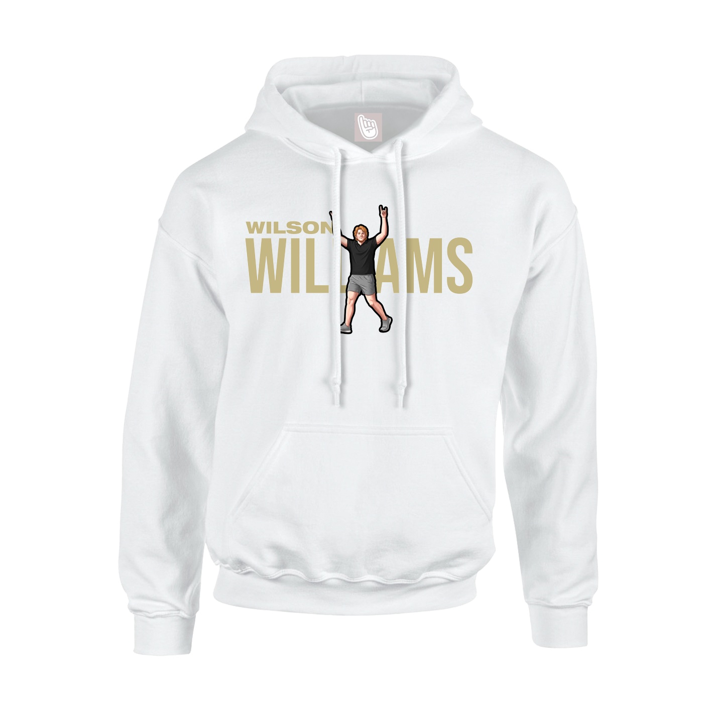 Hoodie — Player Name in White