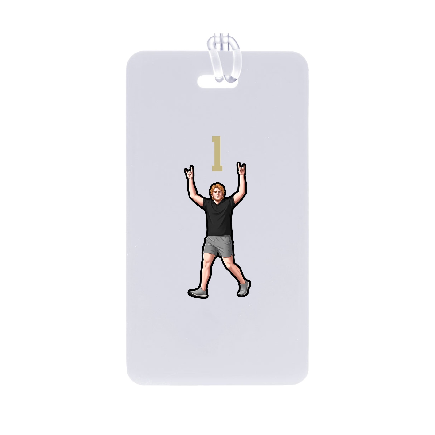 Bag Tag — Number Top in Classic