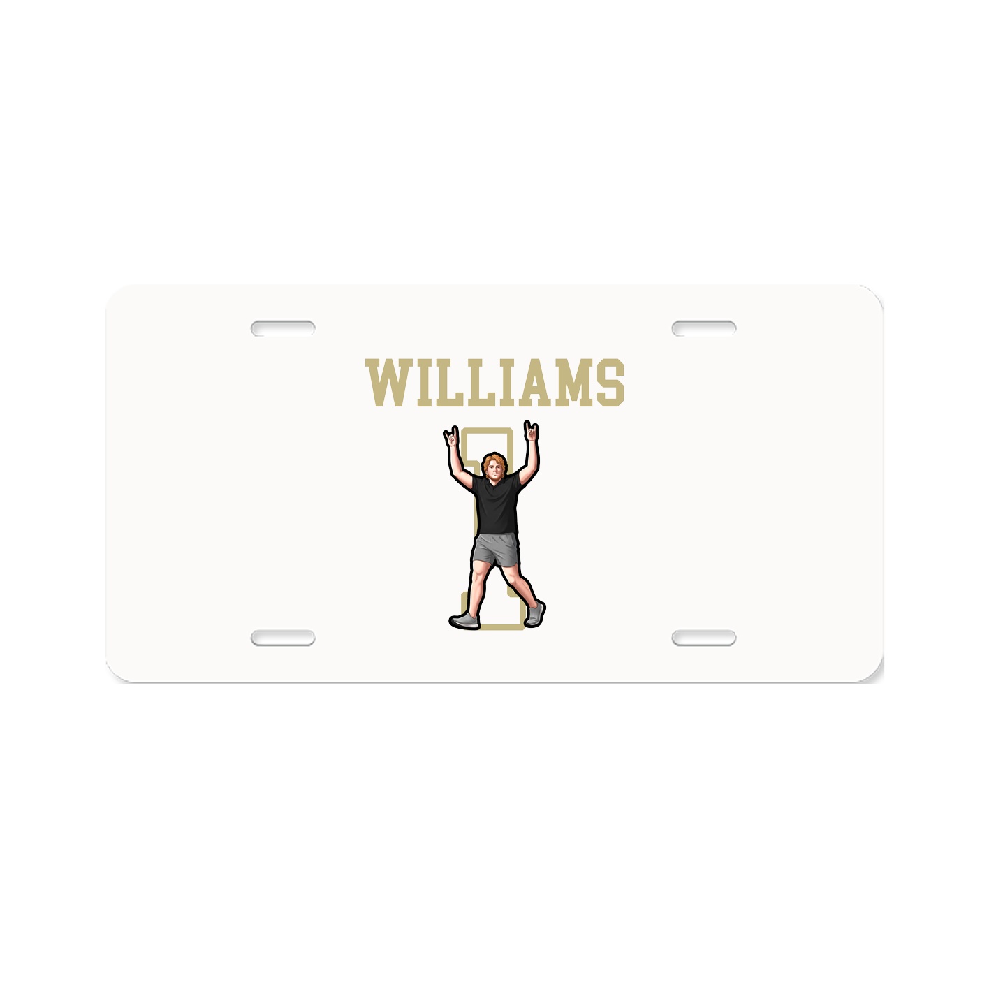 License Plate — Shirsey in Classic
