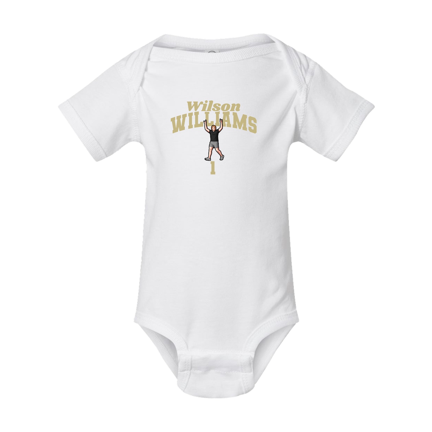 Baby Onesie — Signature Arch in White