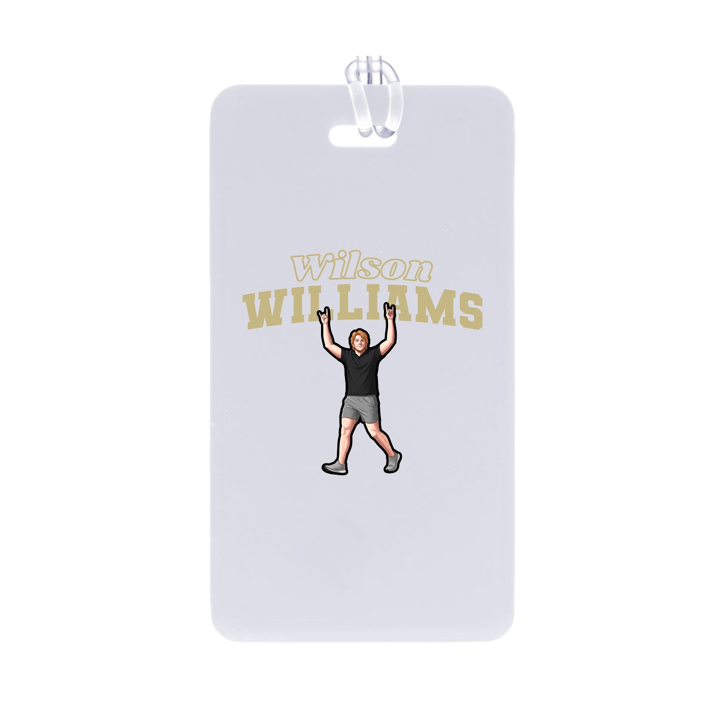 Bag Tag — Name Arch in Classic