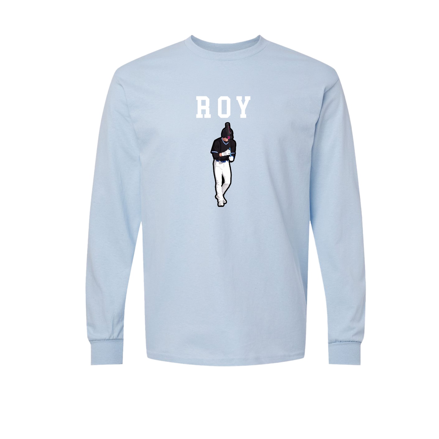 Long Sleeve Tee — Shirsey in Light Blue