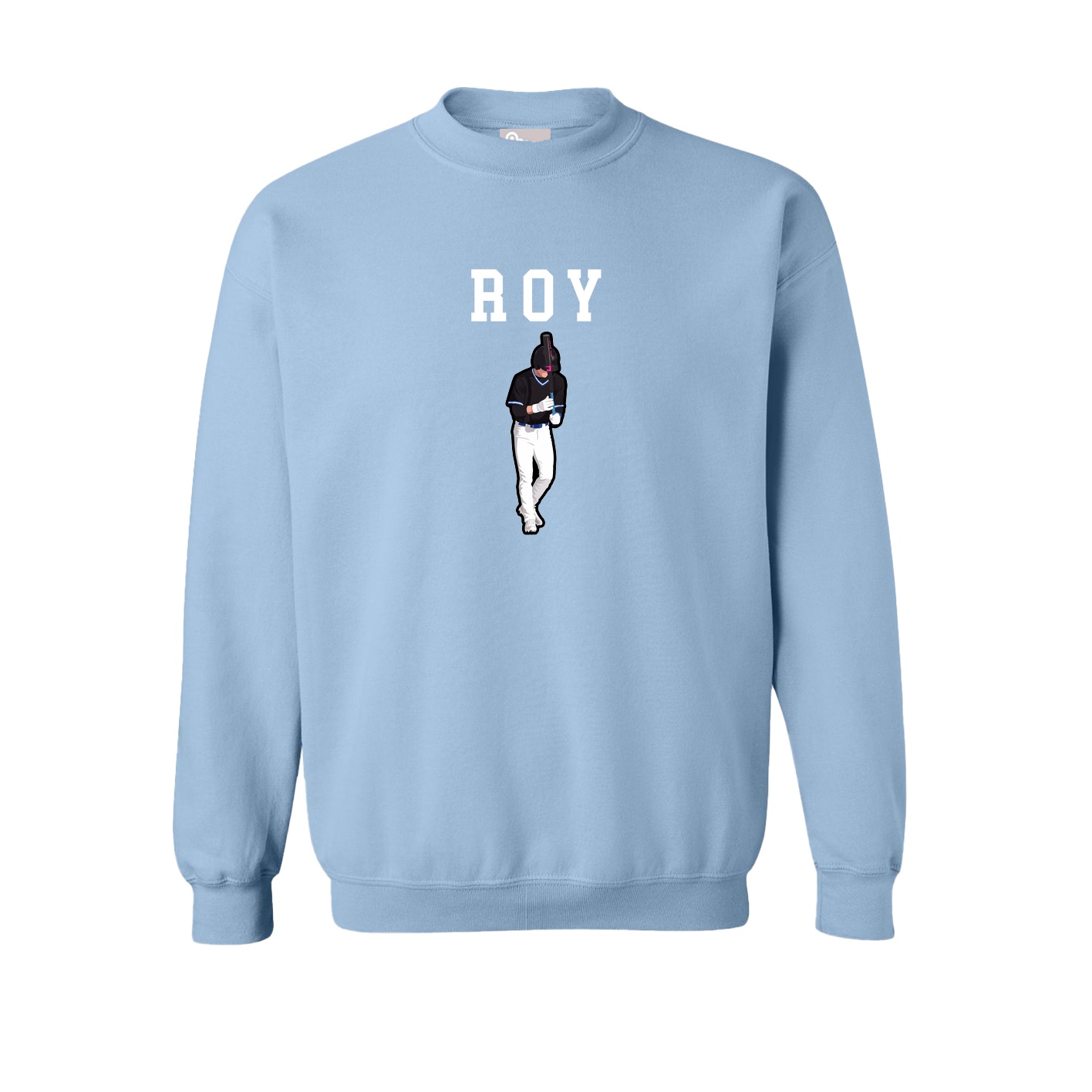 Fleece Crew — Shirsey in Light Blue