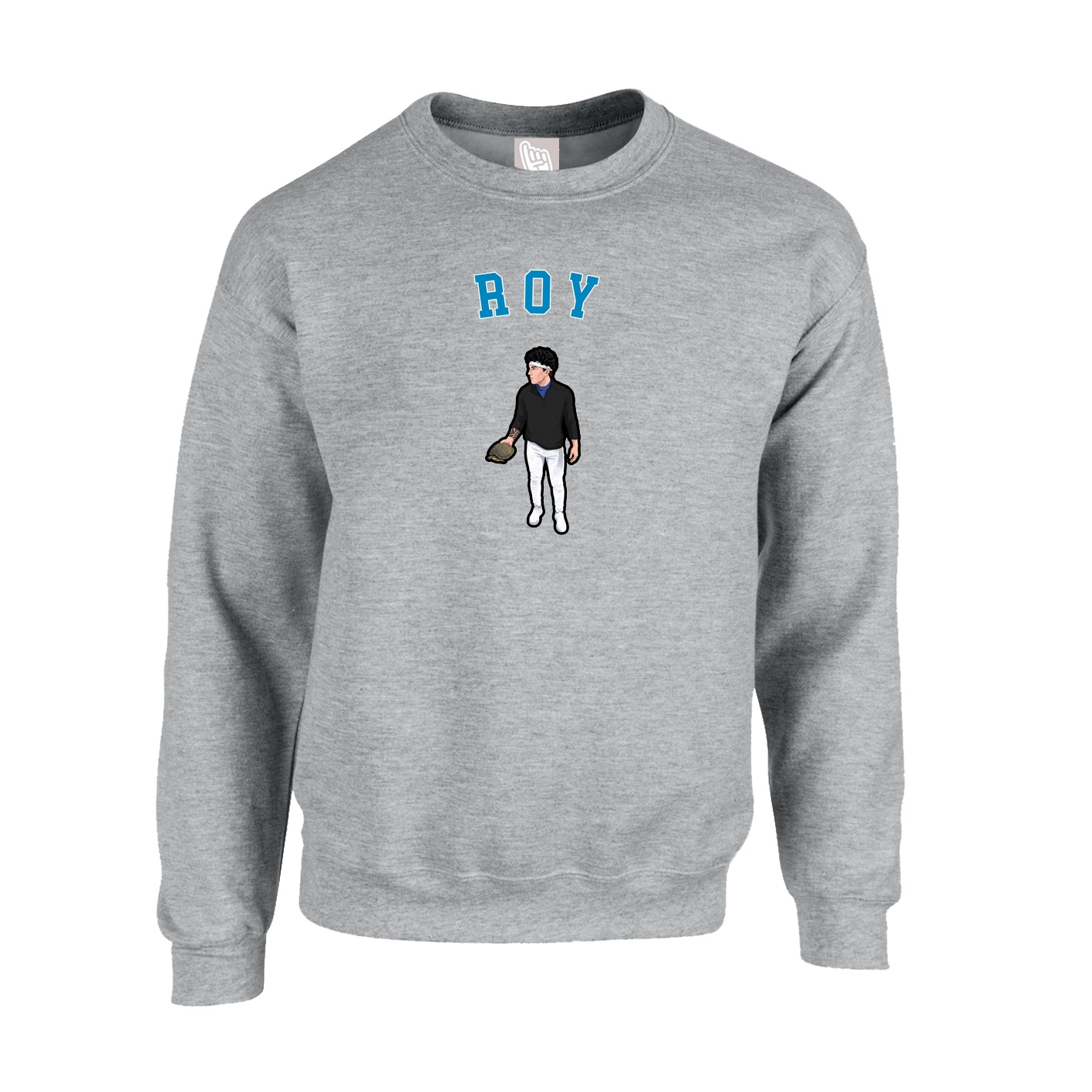 Fleece Crew — Shirsey Arch in Grey