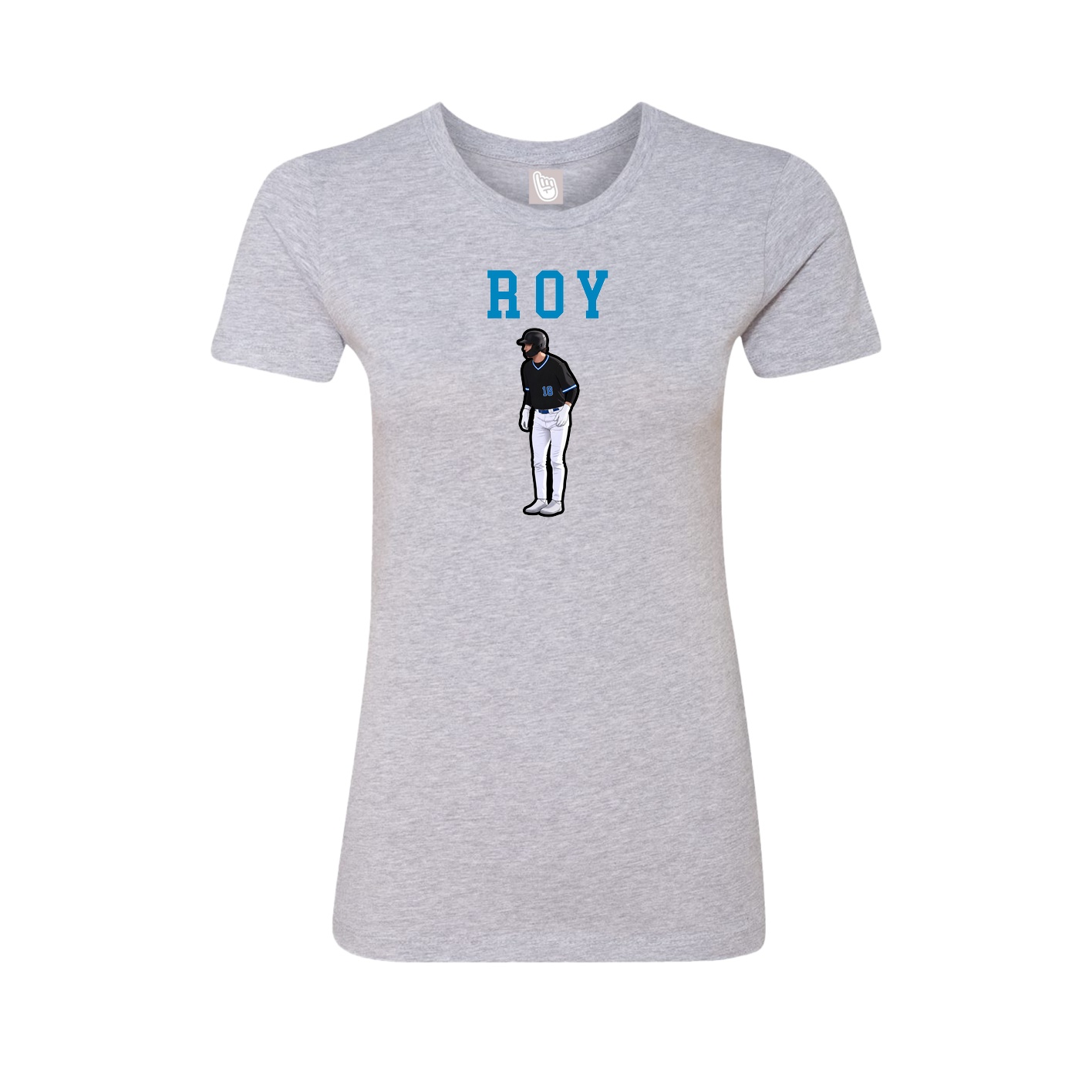 Fitted Women's Tee — Shirsey in Grey