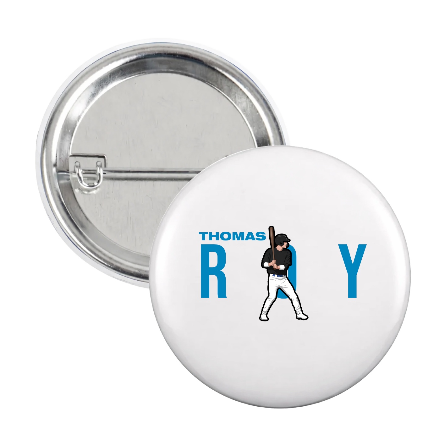 Game Day Button — Player Name in White