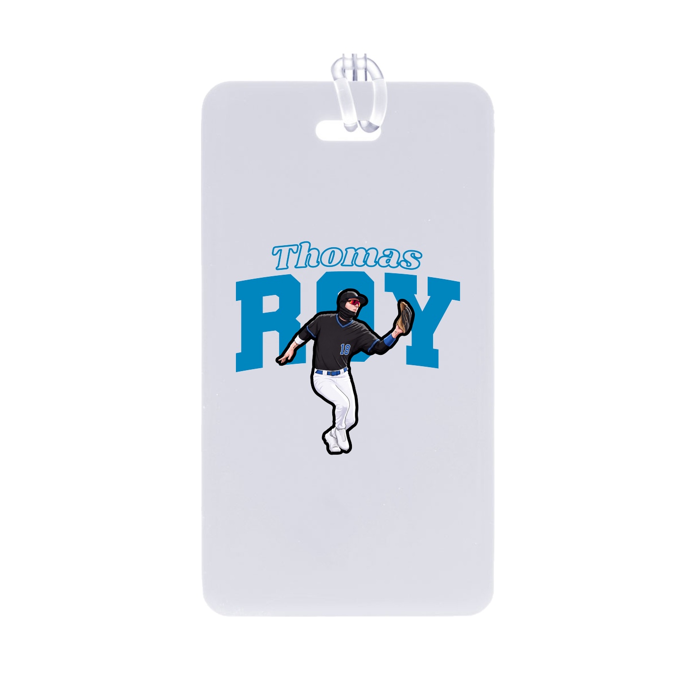 Bag Tag — Name Arch in Classic