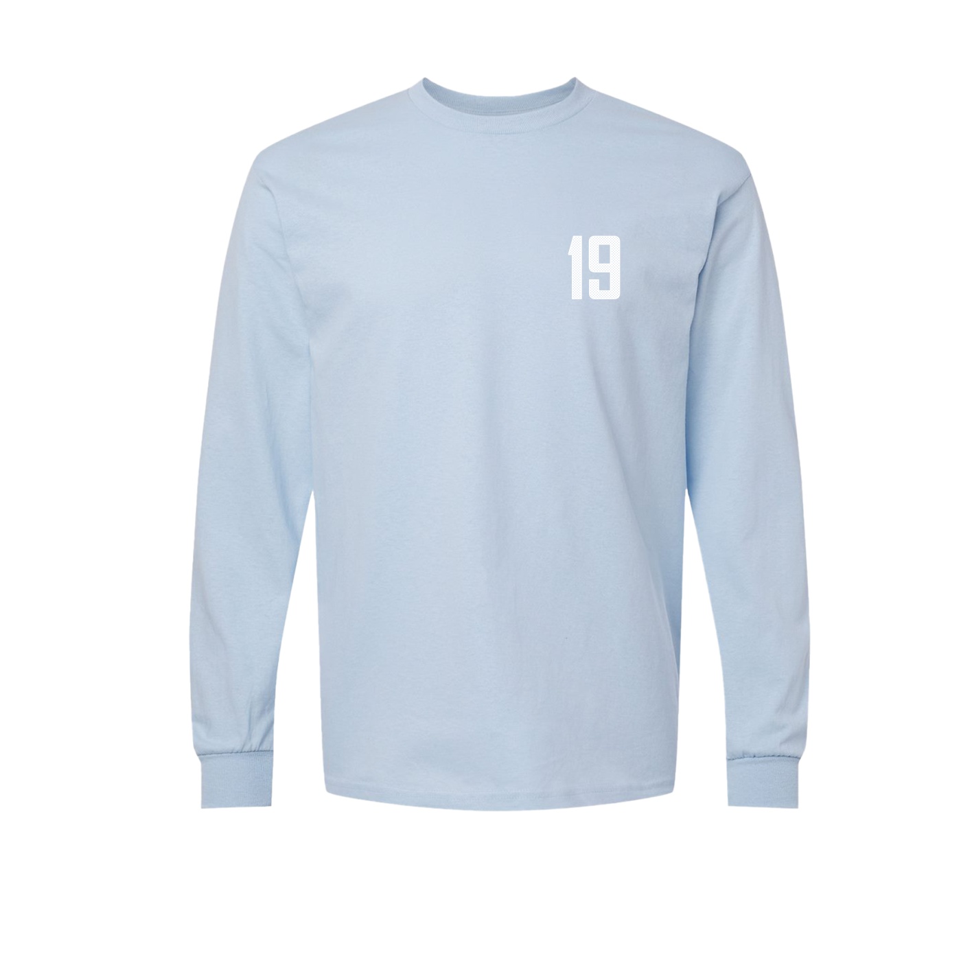 Long Sleeve Tee — Front Shirsy in Light Blue