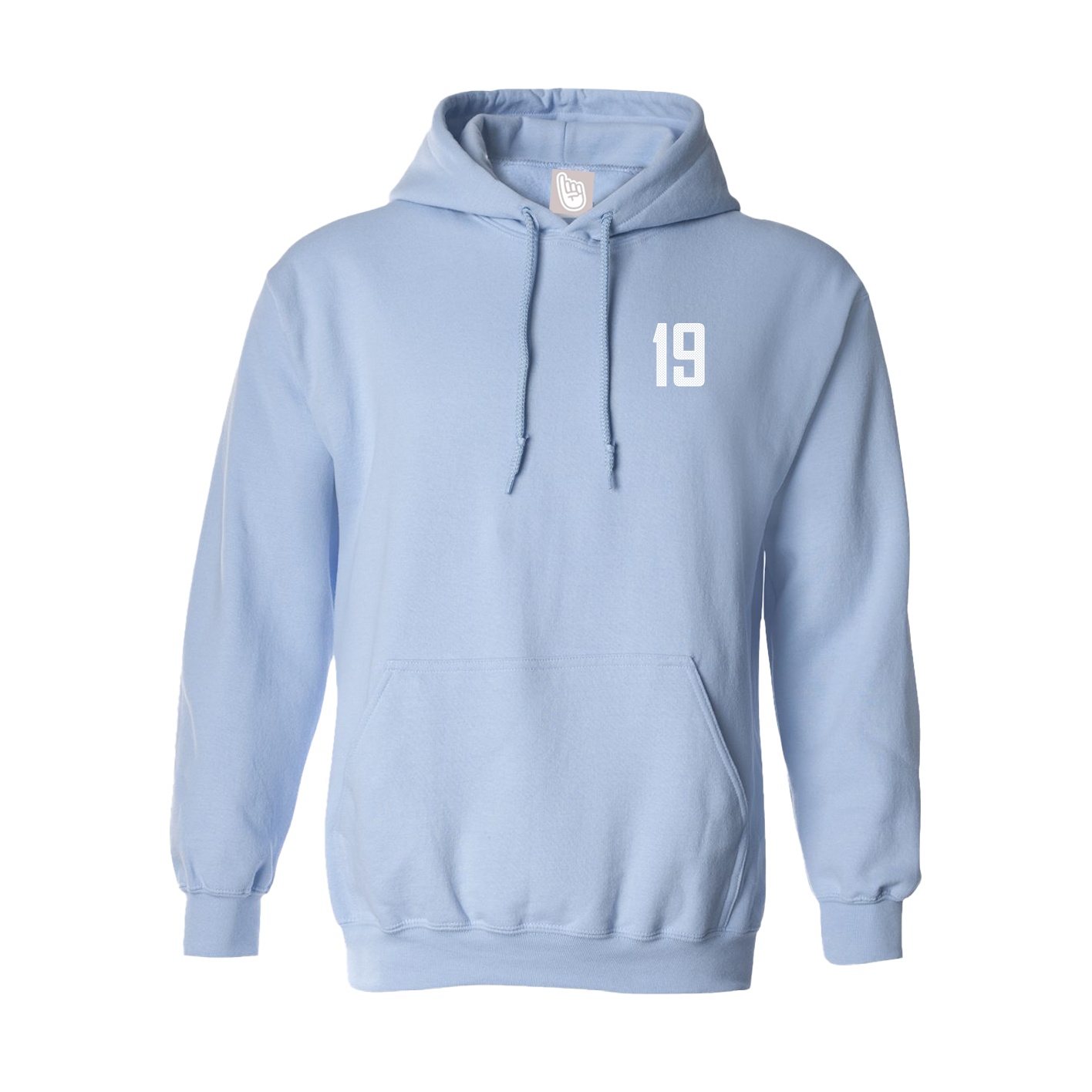 Hoodie — Front Shirsy in Light Blue