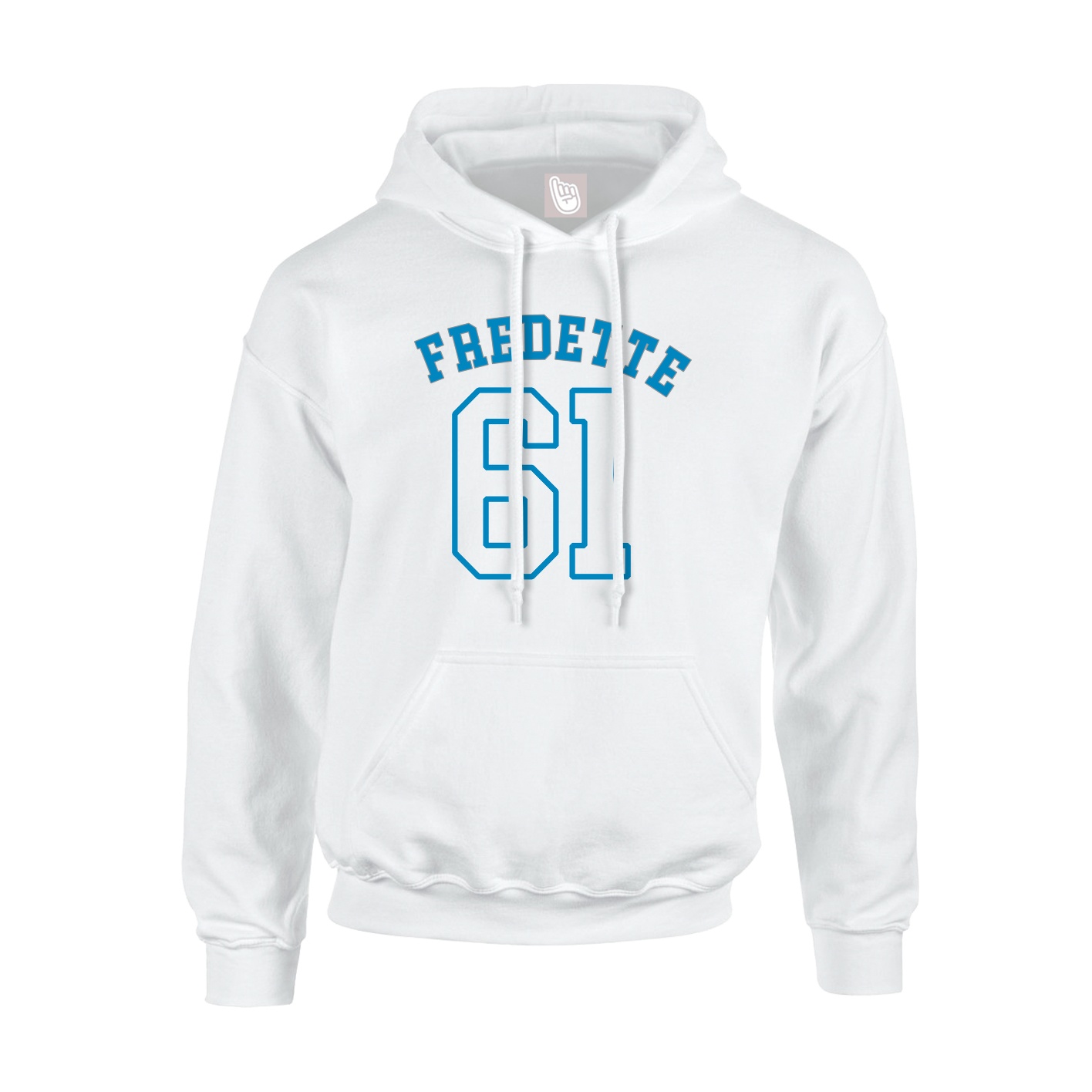 Hoodie — Shirsey Arch in White