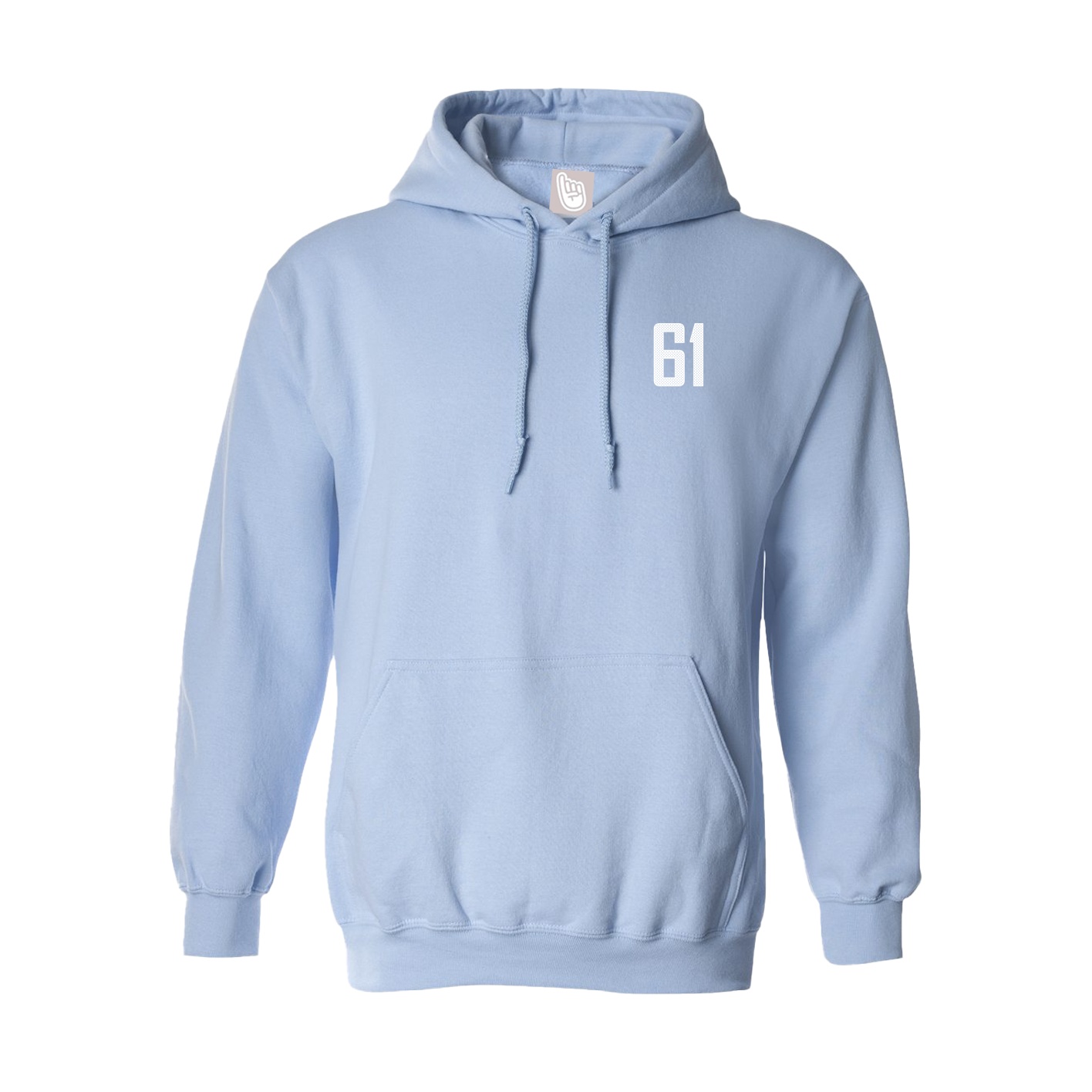 Hoodie — Front Shirsy in Light Blue