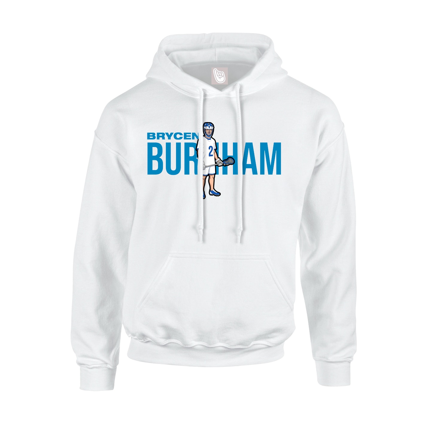 Hoodie — Player Name in White